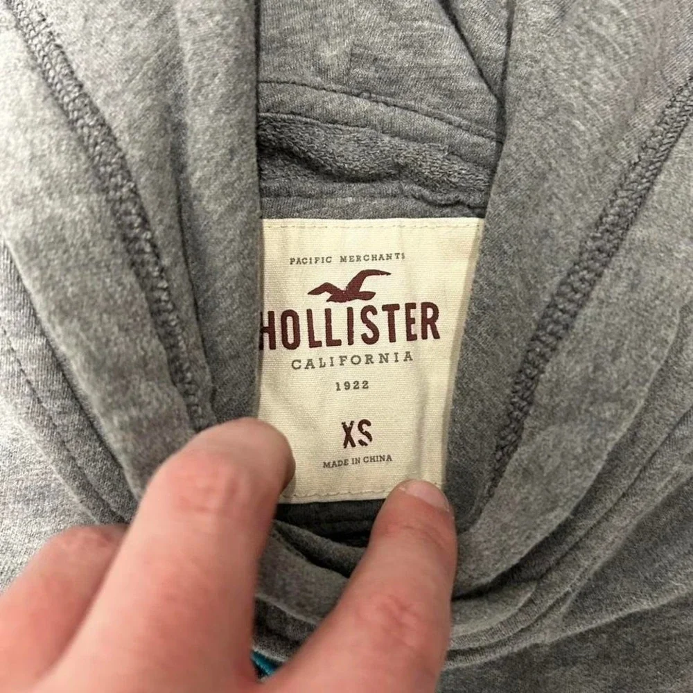 Y2k women's Hollister Co. Miami grey hoodie - Picture 2 of 4